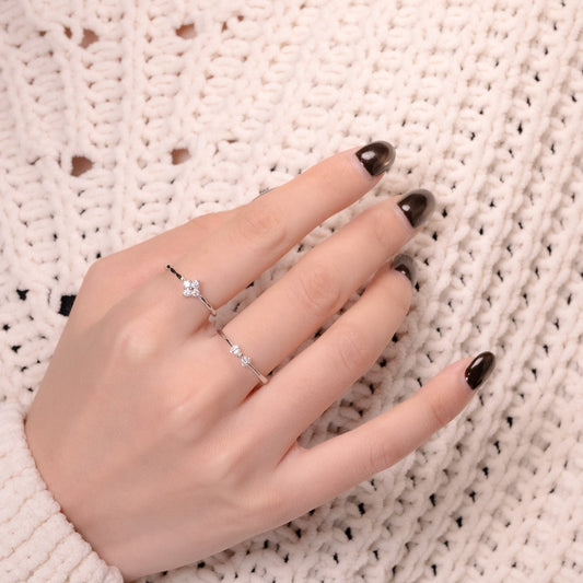 Sterling Silver Bow Ring