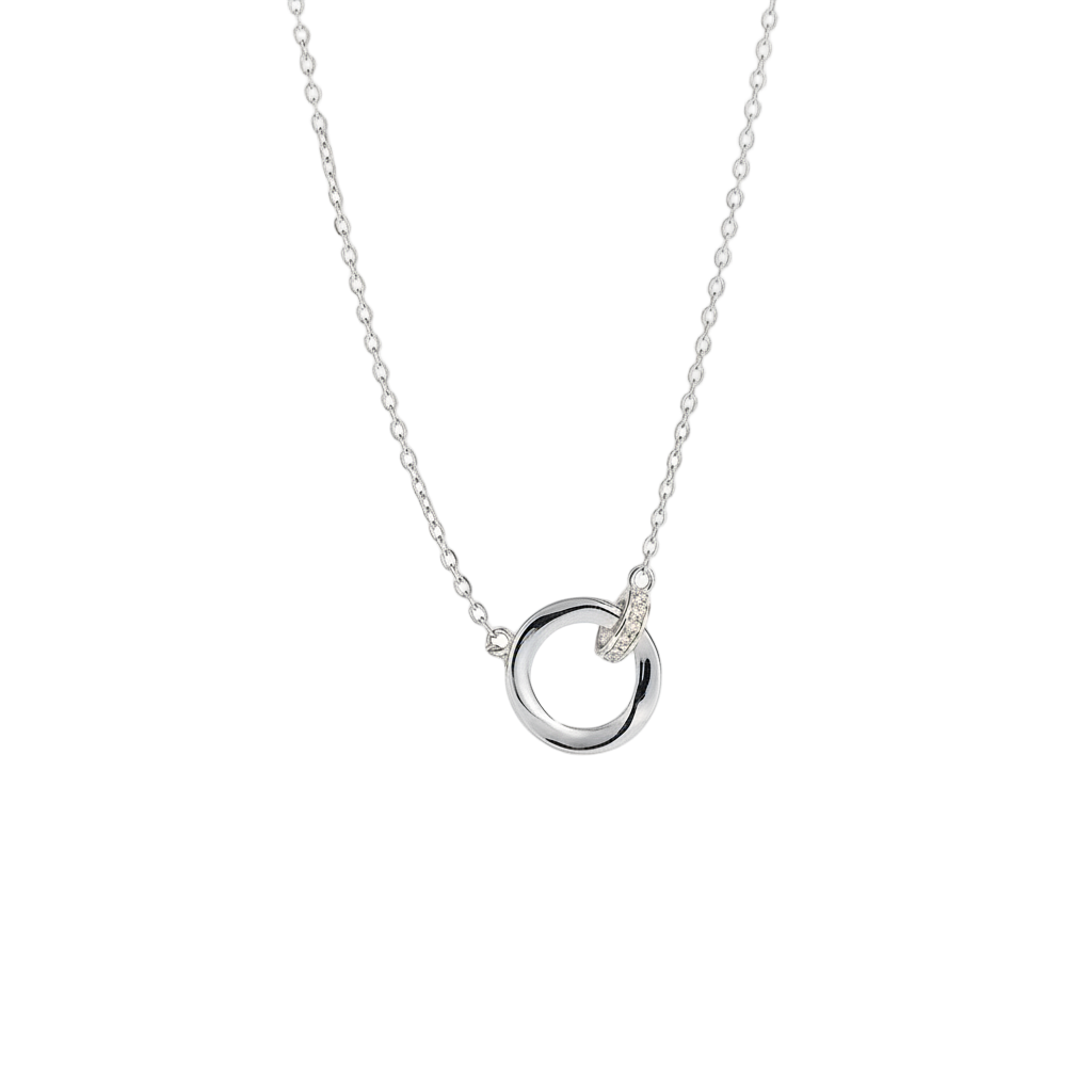Endless Circle Sterling Silver Necklace