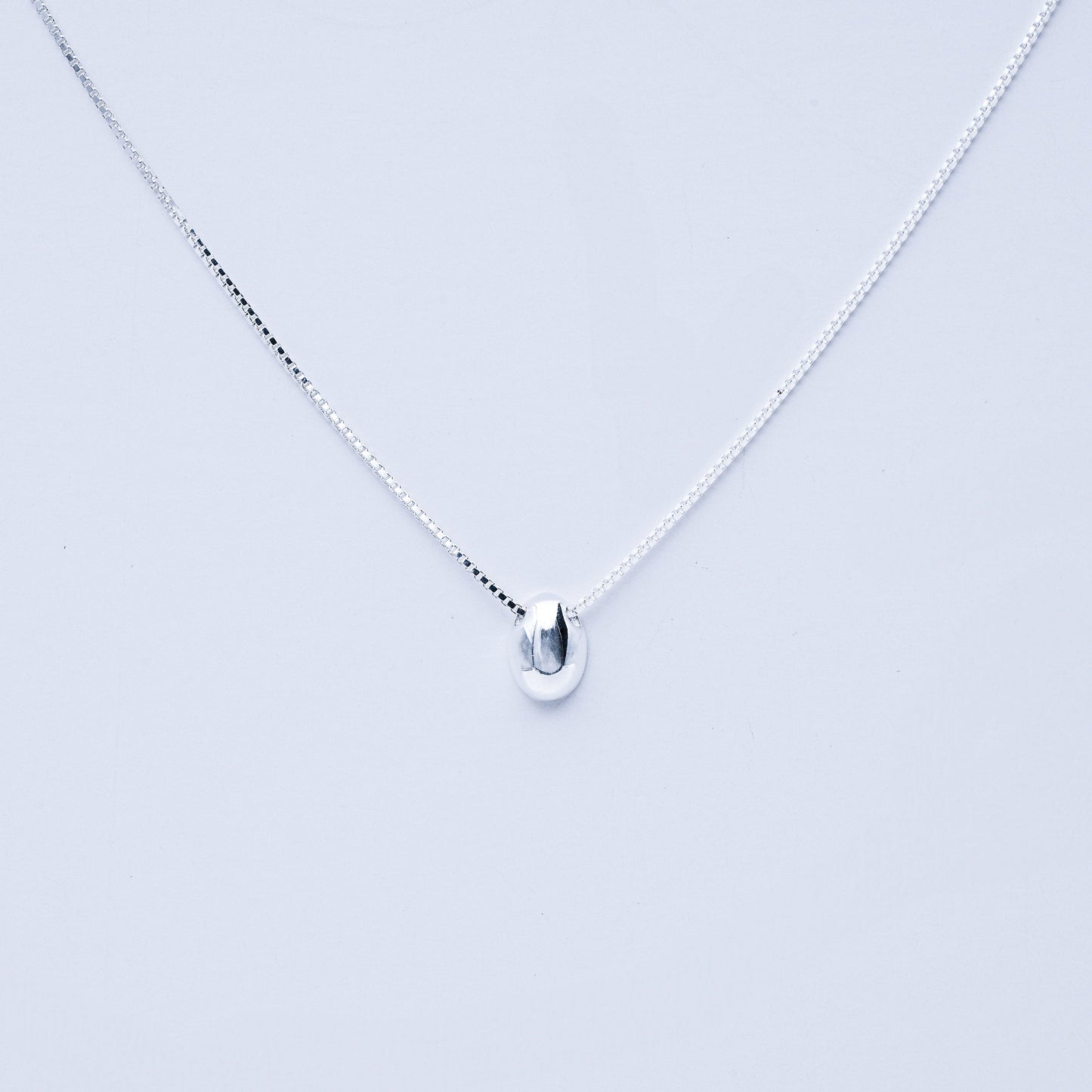 Minimalist Pebble Pendant Necklace