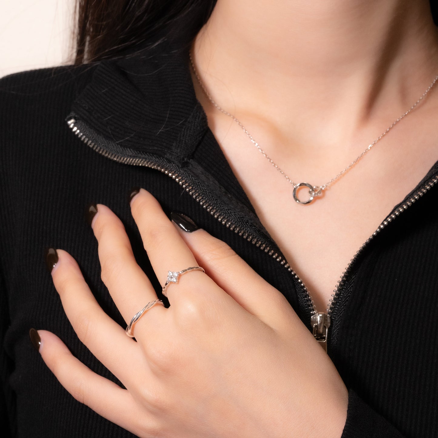 Luna Weave Open Band Ring