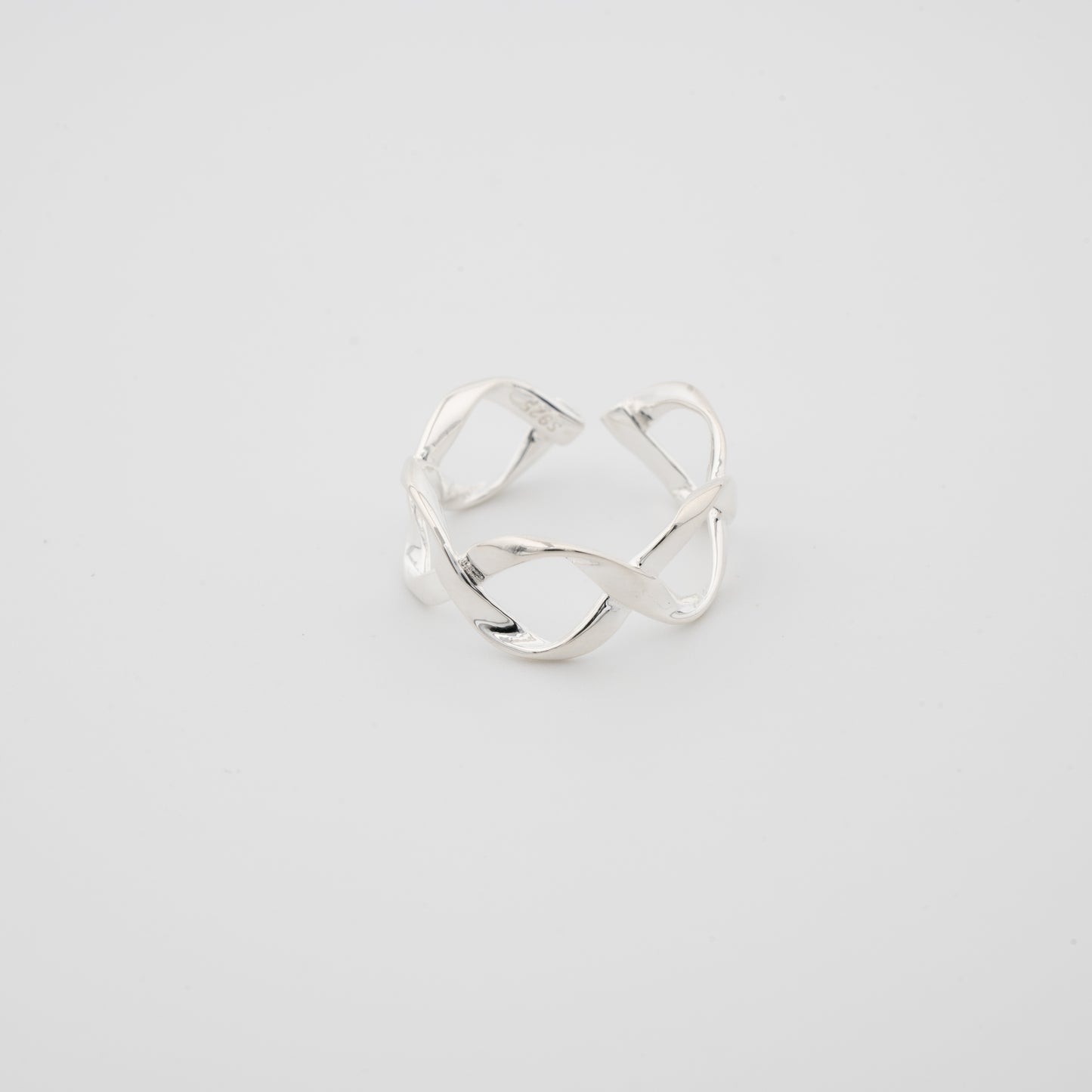 Twilight Twist Sterling Ring
