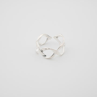 Twilight Twist Sterling Ring
