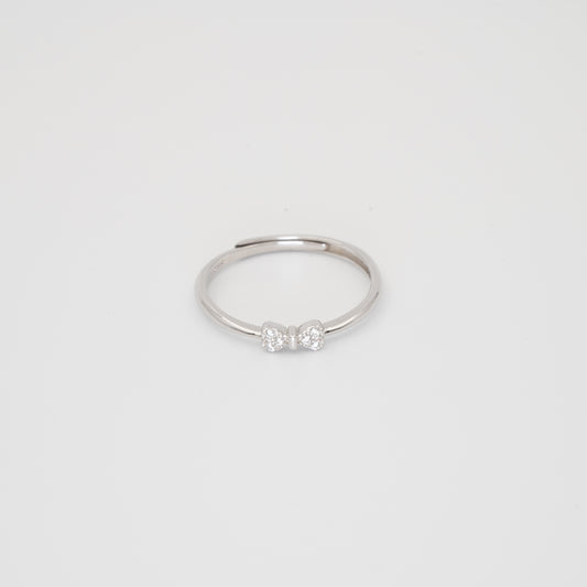 Sterling Silver Bow Ring