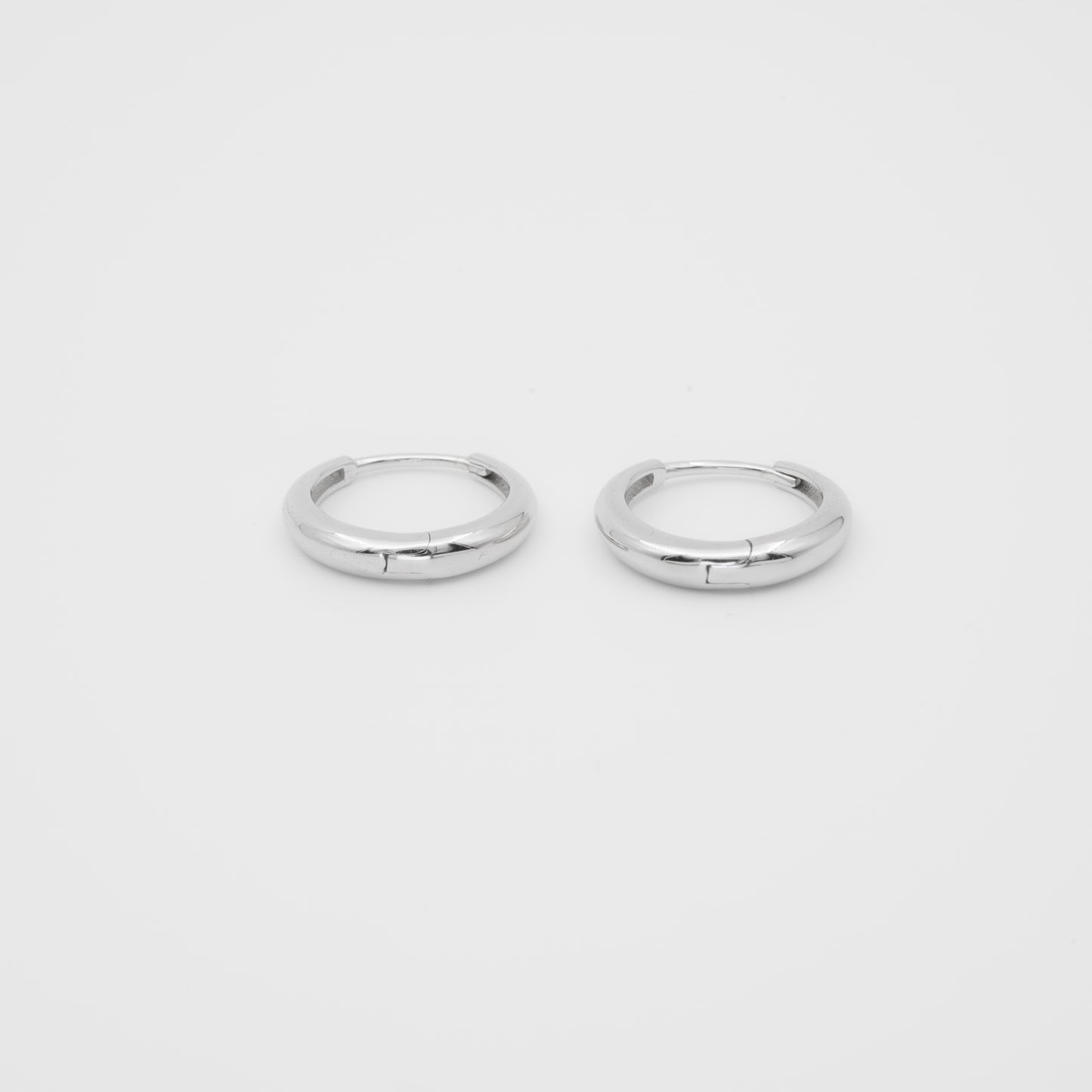 Minimalist Sterling Silver Hoop Earrings