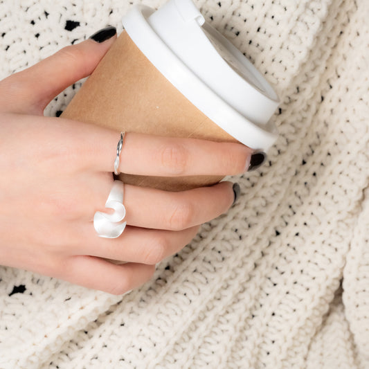 Adjustable Wave Ring