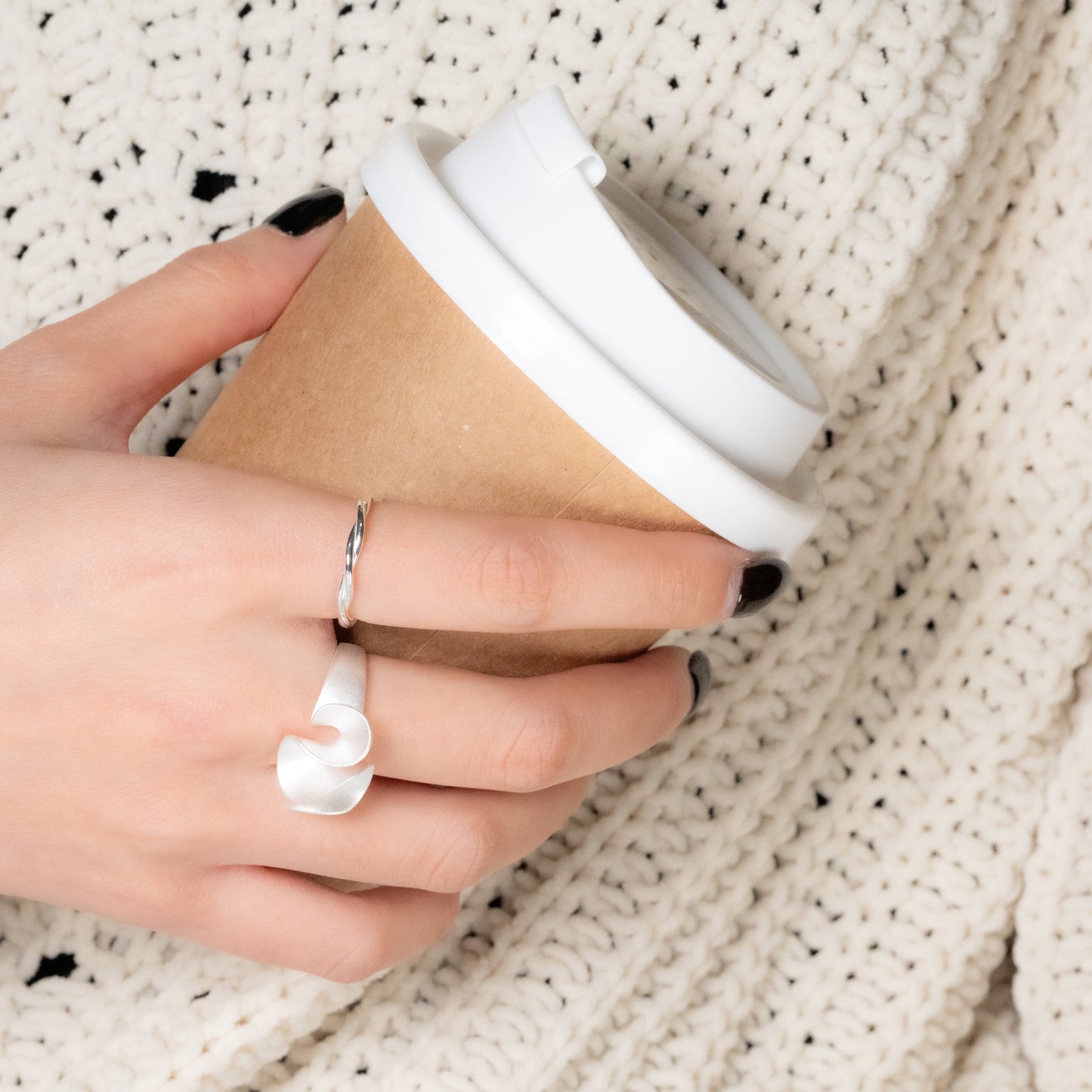 Luna Weave Open Band Ring