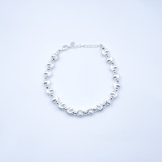Silver Cat’s Eye Stone Bracelet